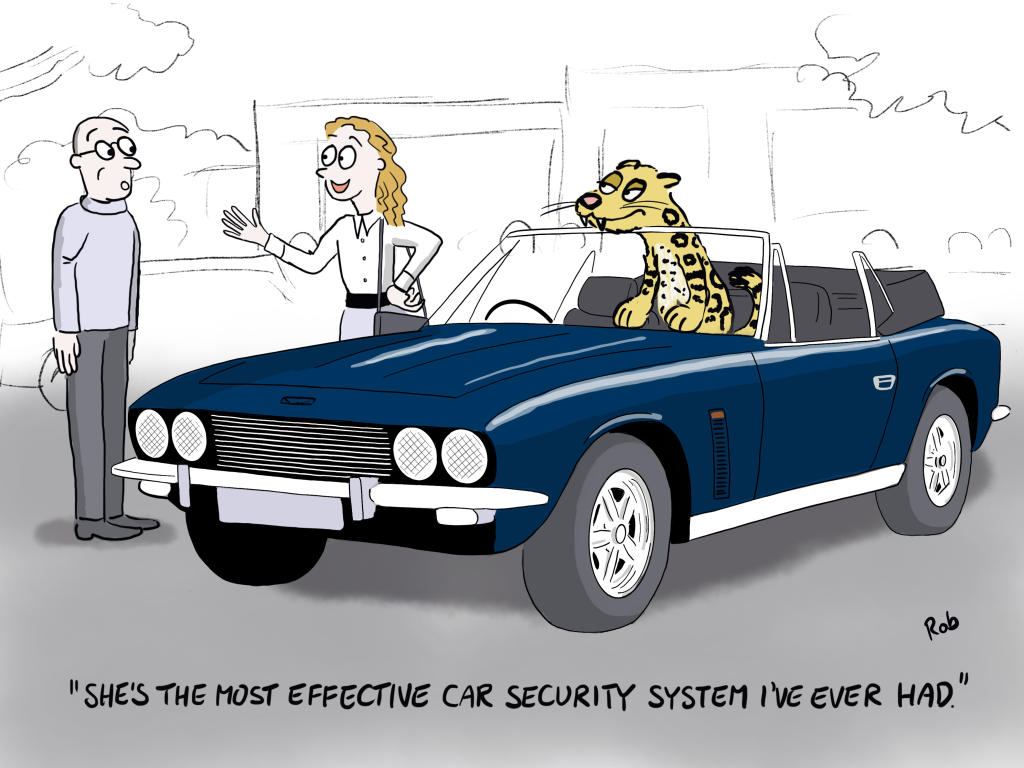 Jensen-car-cartoon