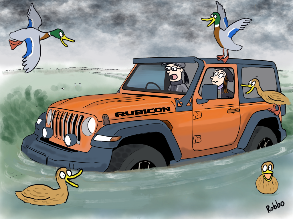 Jeep cartoon commission