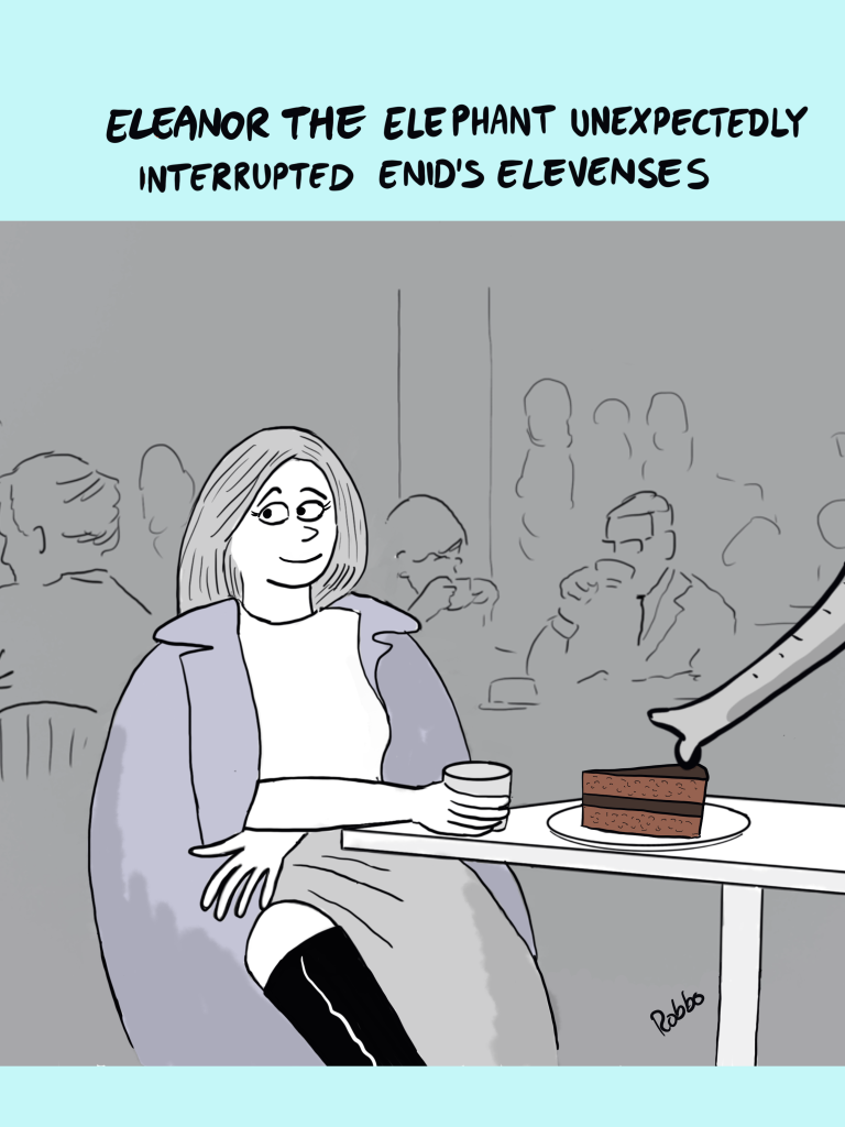 Tongue twister cartoon