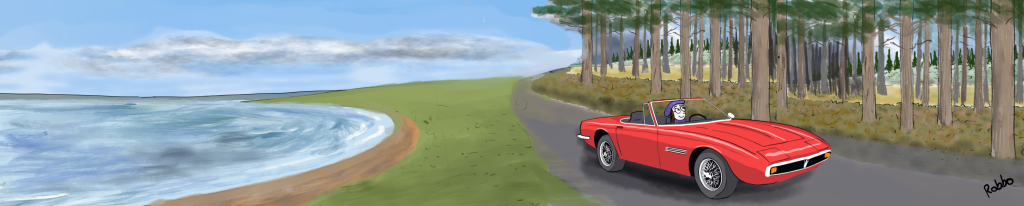 Cartoon Maserati