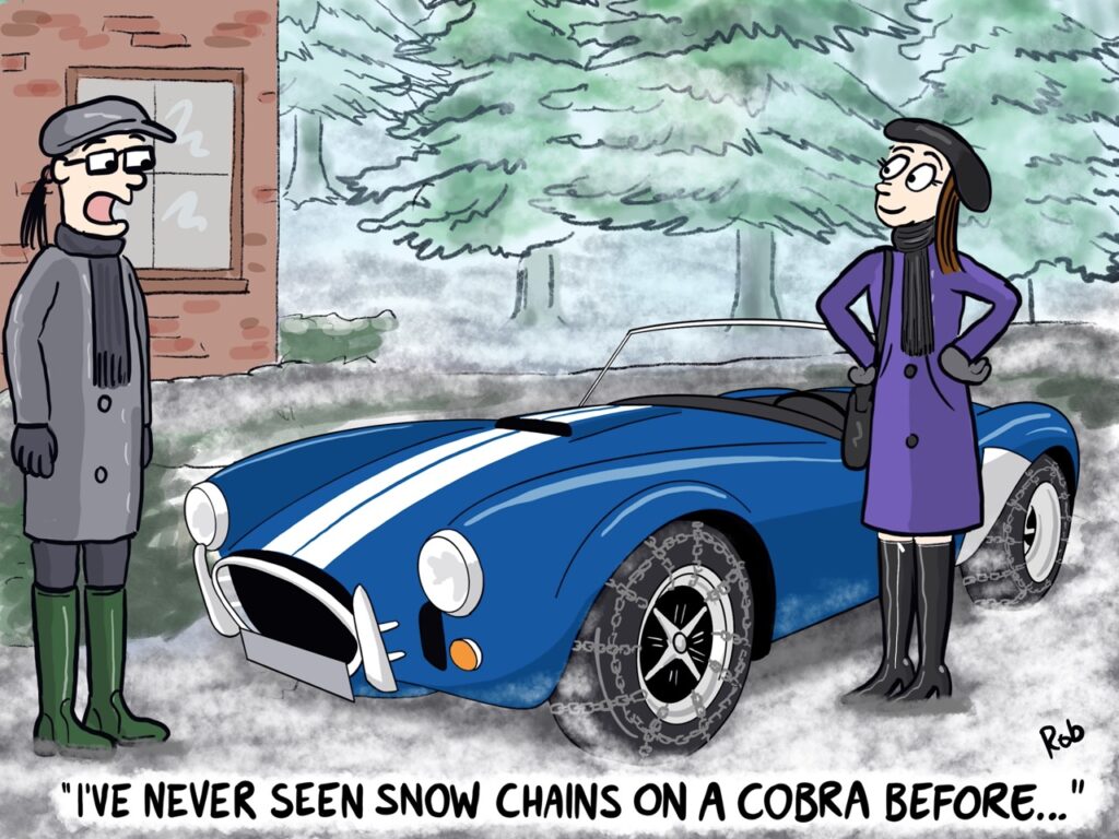 Cobra car cartoon