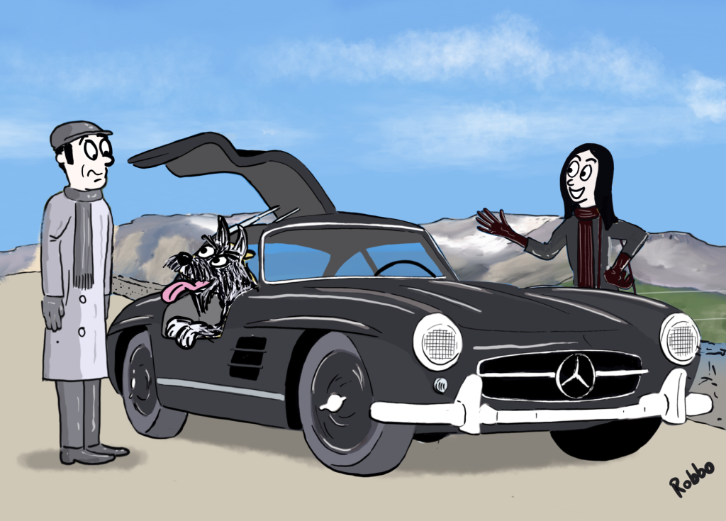 Commission a Mercedes cartoon