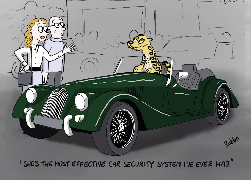 Morgan car illustration