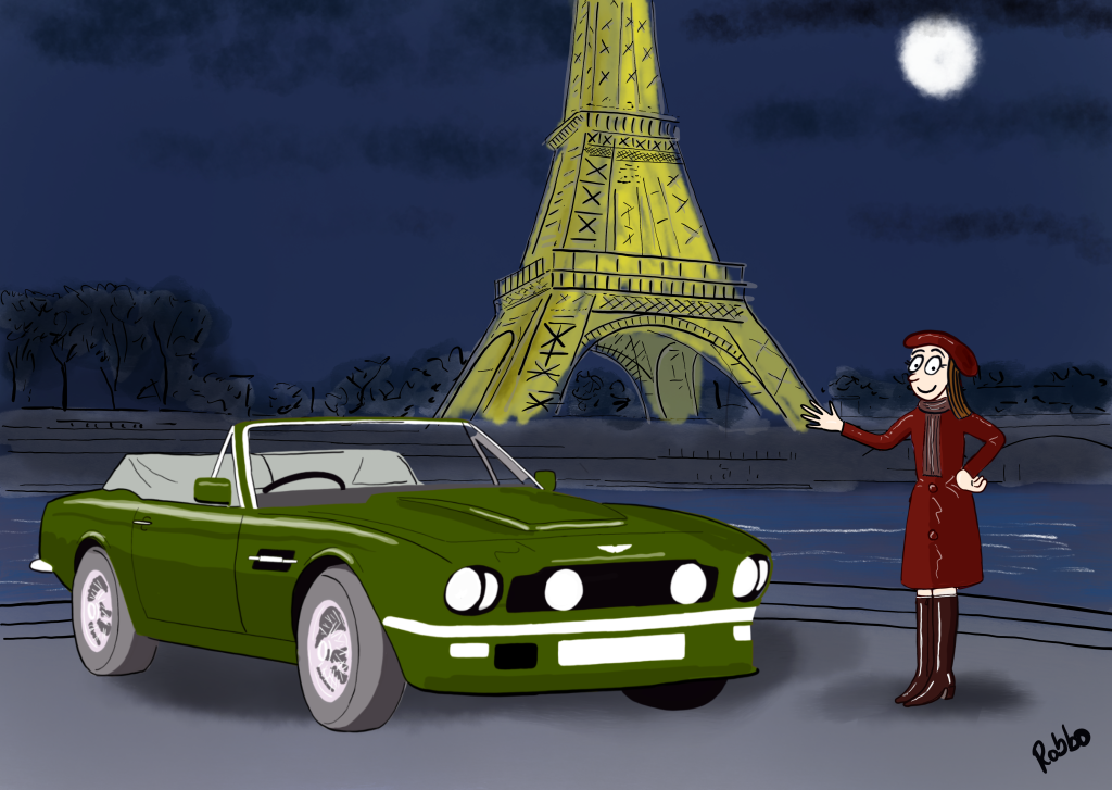 Aston Martin illustration