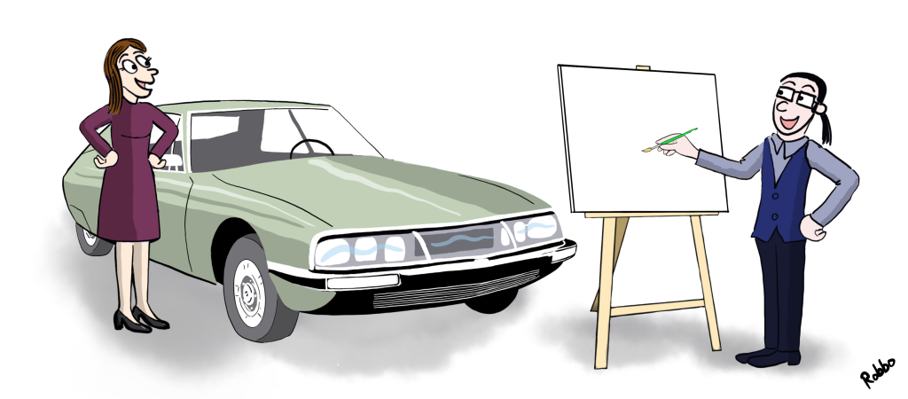 Citroën cartoon art