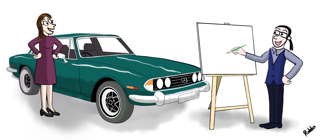 Triumph Stag art