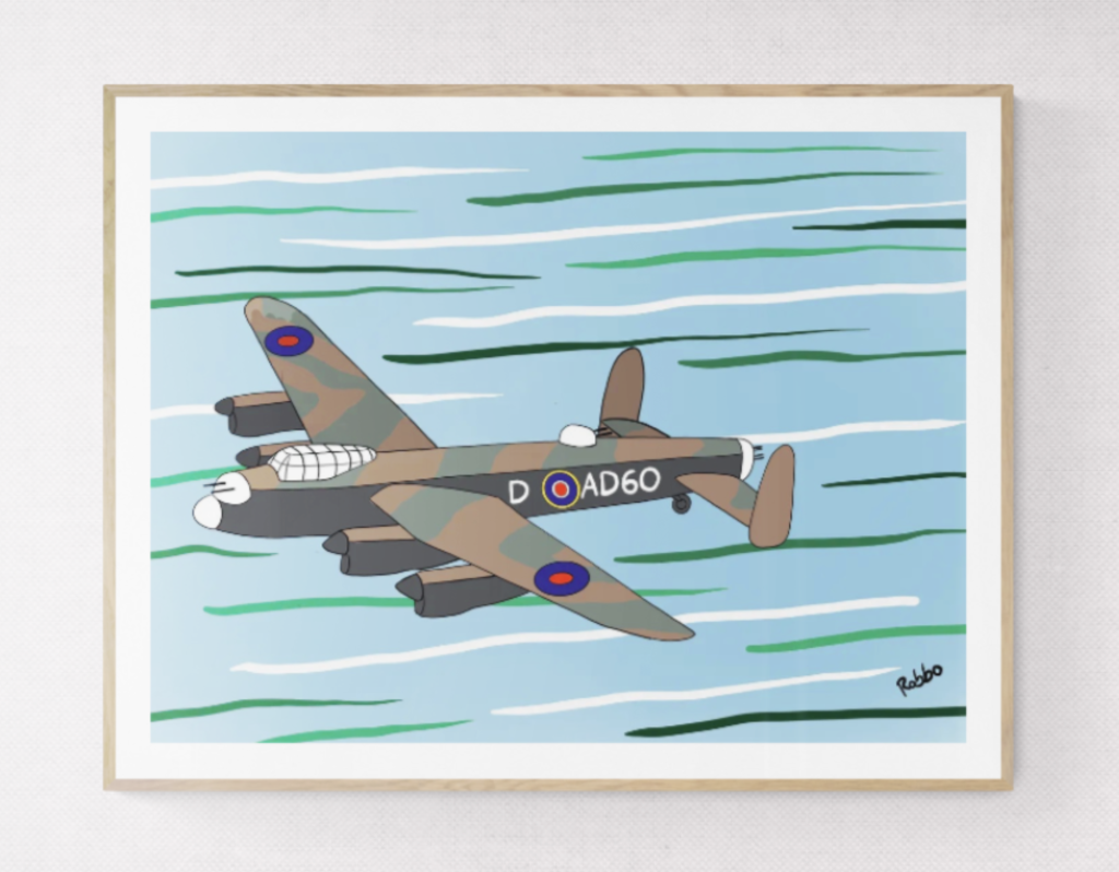 Avro Lancaster wall art