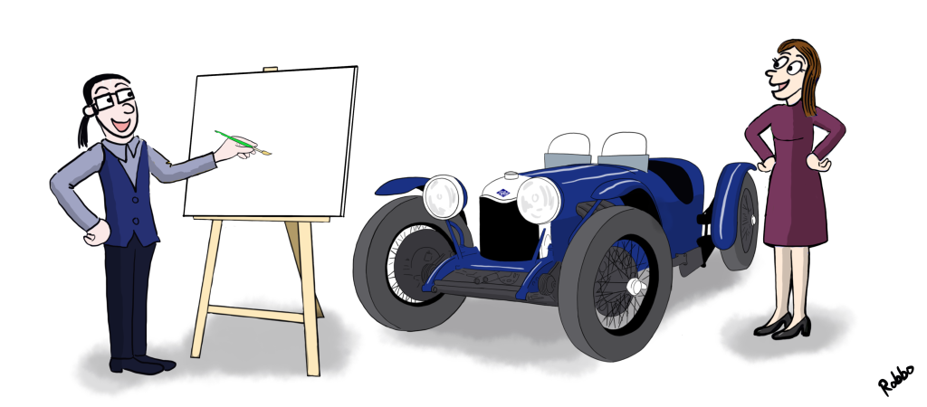 Riley car art