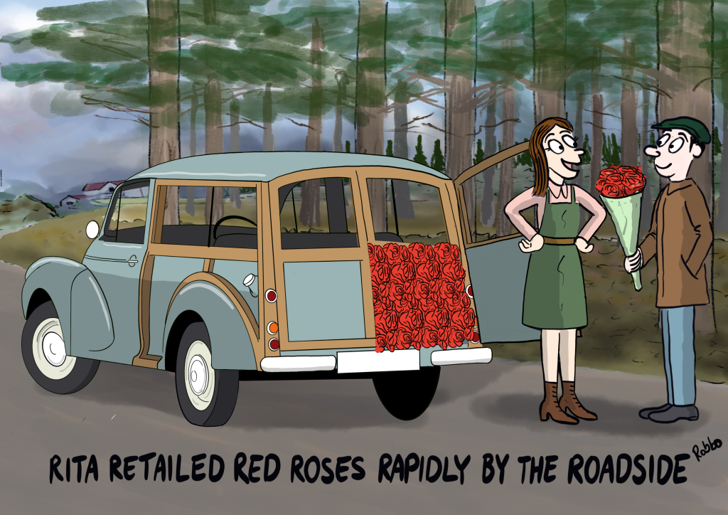 Morris Traveller art