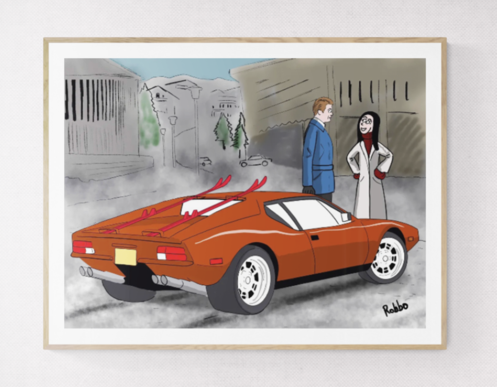 De Tomaso wall art