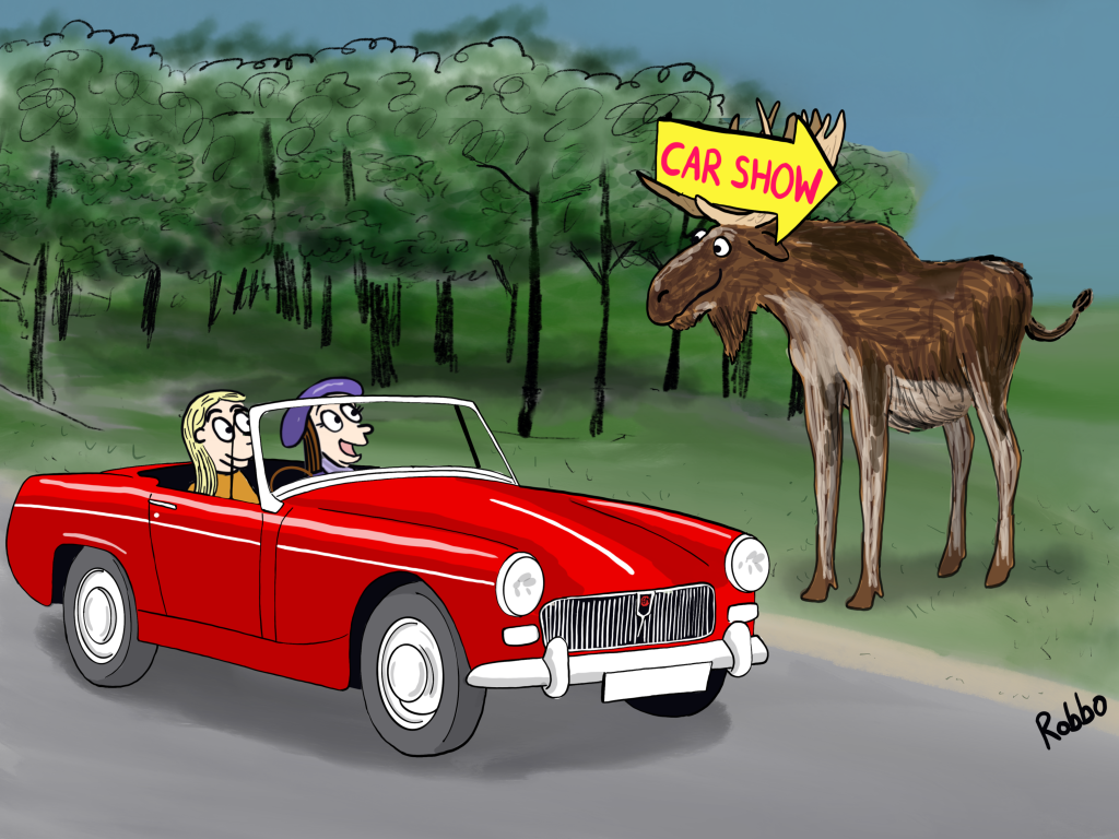 MG Midget Cartoon